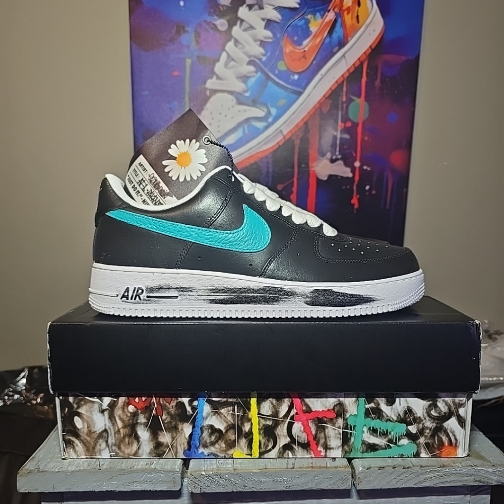 G-Dragon x Nike Air Force 1 '07 Para-Noise 3.0 Size 12M